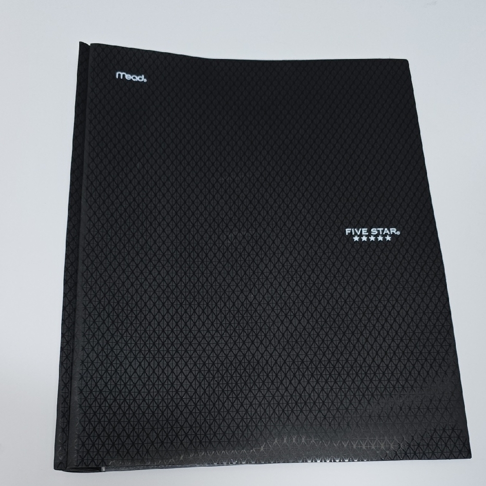 Mead Five Star Black Elite Folder